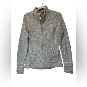 The North Face Gray Full-Zip Jacket size S